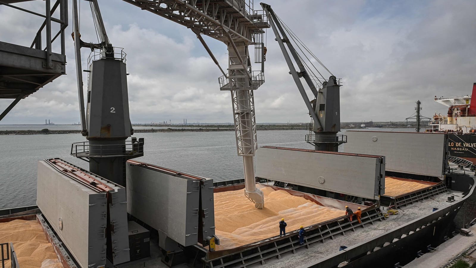 Ukraine seeks to conduct ship-to-ship grain transfers at Romanian port 
